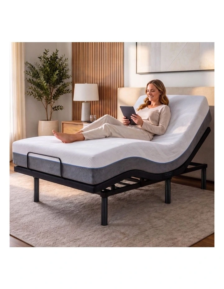 Therapedic Kinetic Advance Adjustable Queen Bed Base with Head Tilt image 4