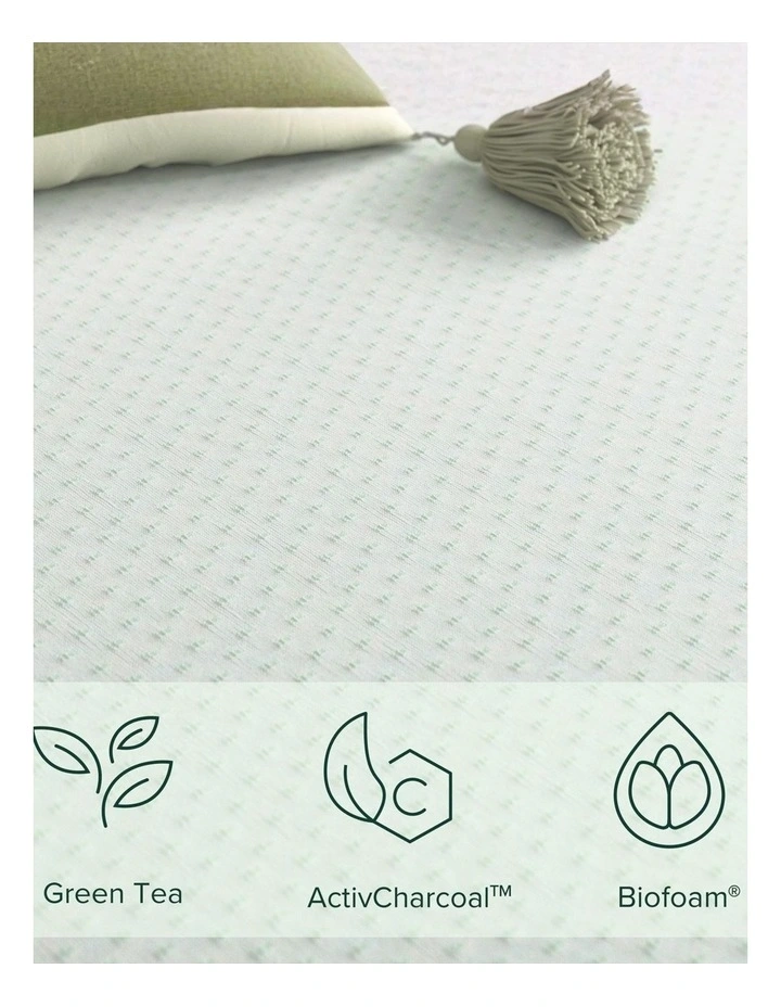 Ultimate 30cm Green Tea and Cooling Memory Foam Medium Soft Mattress image 6