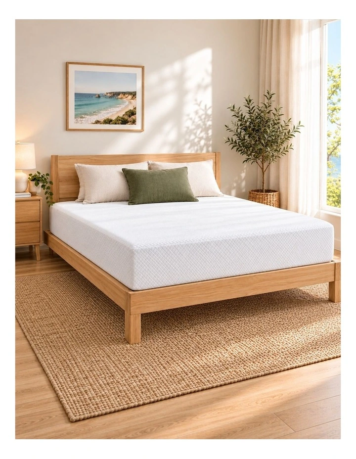 Deluxe 25cm Green Tea and Cooling Memory Foam Medium Feel Mattress image 1
