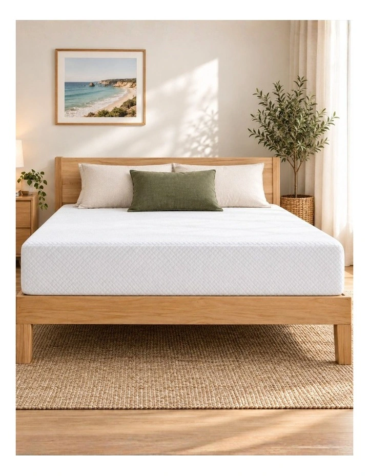 Deluxe 25cm Green Tea and Cooling Memory Foam Medium Feel Mattress image 2