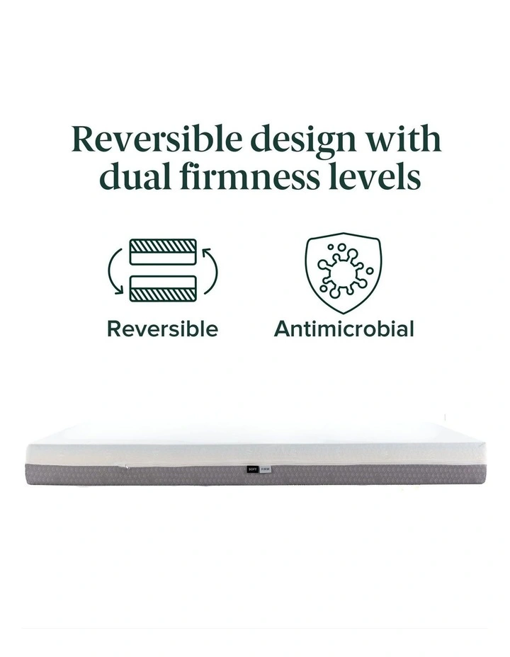 Cooling Dual Feel Flippable 18cm Memory Foam Mattress image 6