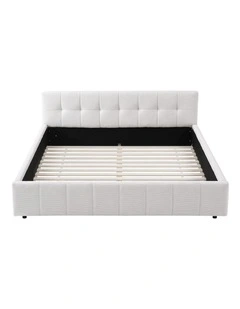 Artiss Queen Bed Frame with Charging, LED Lights & Tufted Headboard