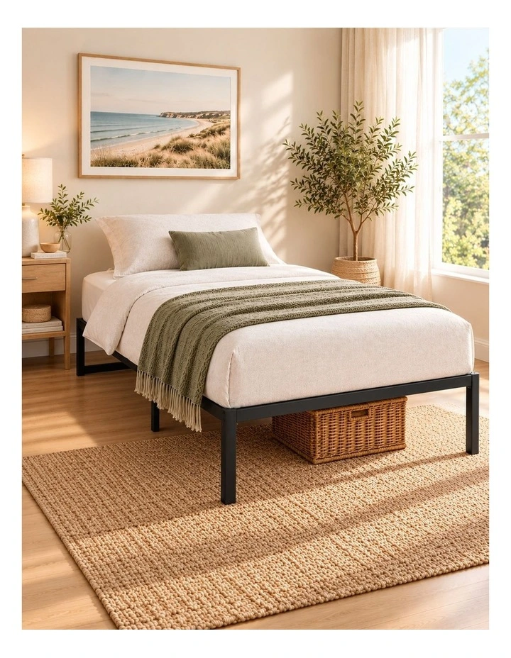 Van Heavy Duty Bed Frame in Black image 1