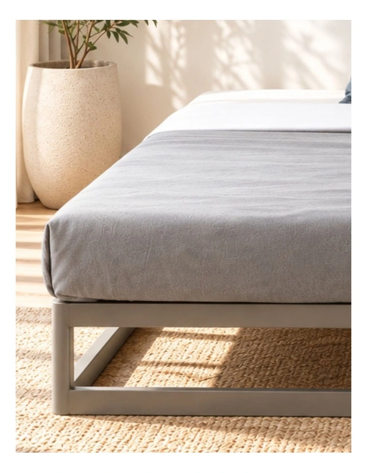Ace of Base Bed Base Steel Frame in Gunmetal Grey image 5