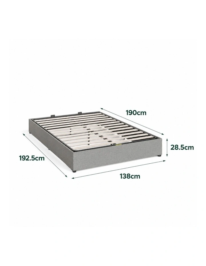 Gas Lift Storage Bed Base - Light Grey image 7