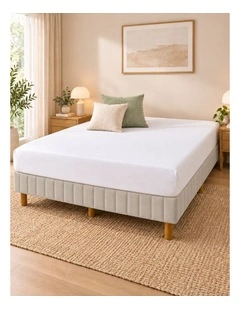 Justina Ensemble Bed Base Frame with Bolt free design
