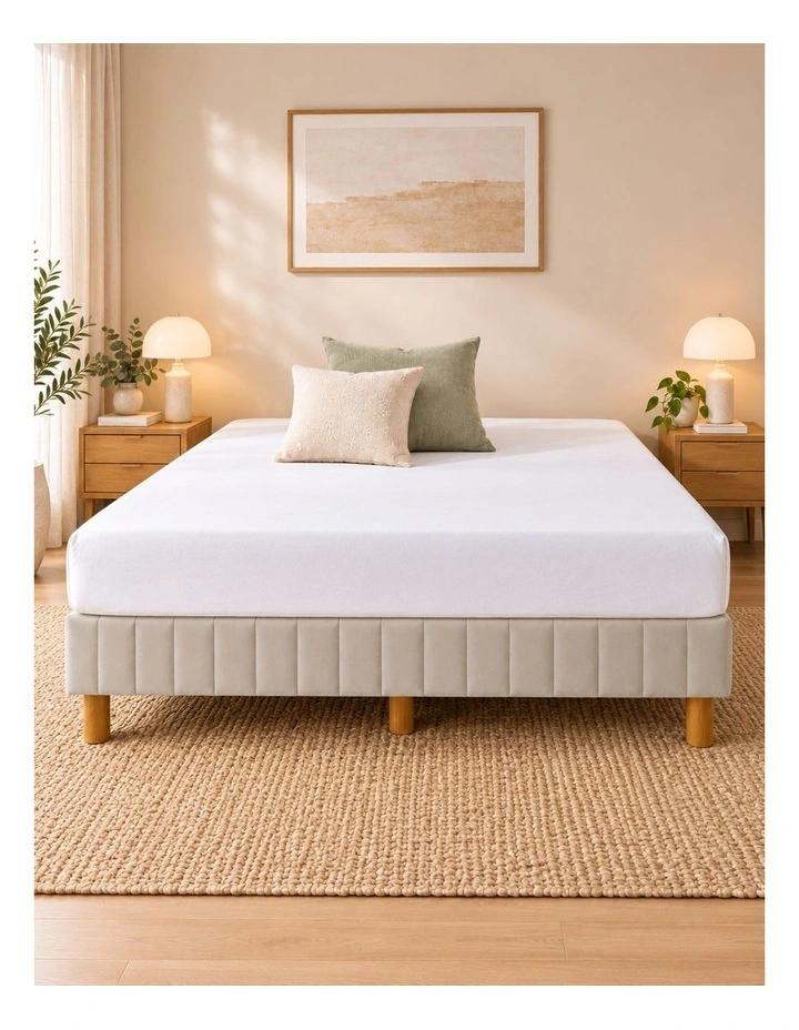 Justina Ensemble Bed Base Frame with Bolt free design image 2