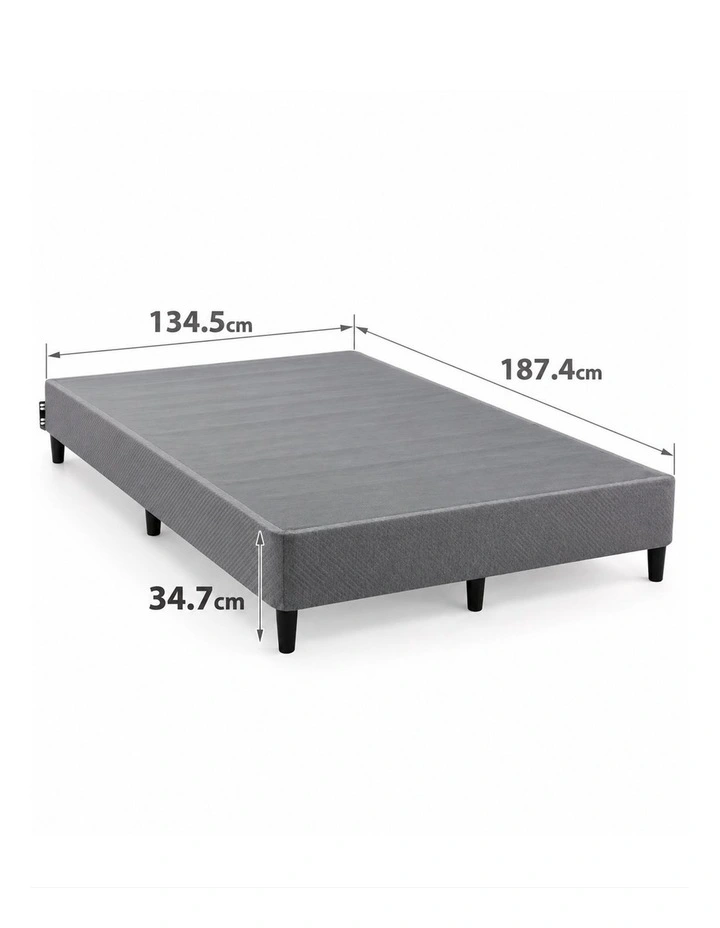 Keenan Smart Ensemble Bed Base in Dark Grey image 6