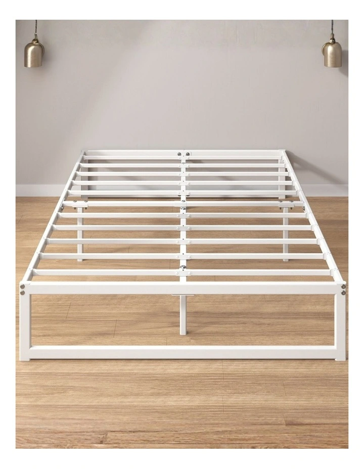 Quick Lock Bed Frame in White image 3