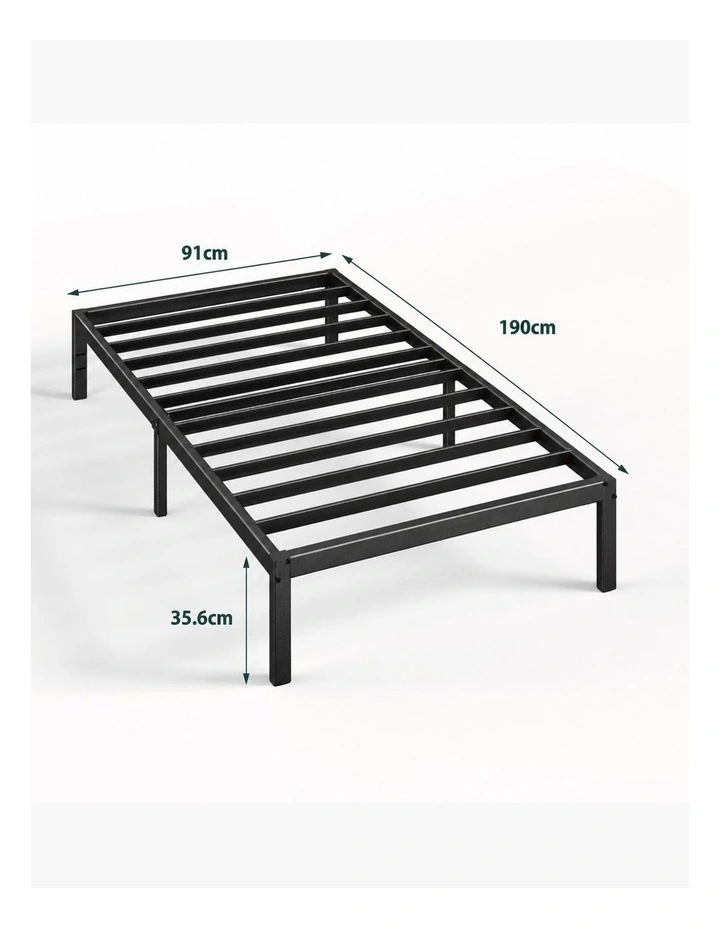 Elias Metal Bed Frame in Black image 5