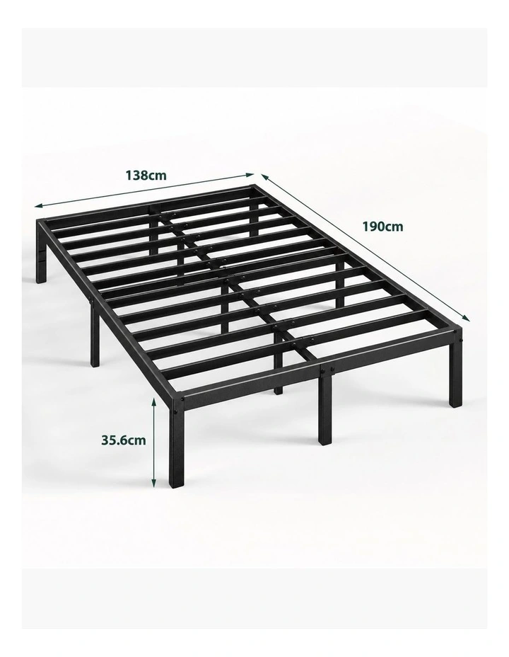 Elias Metal Bed Frame in Black image 6