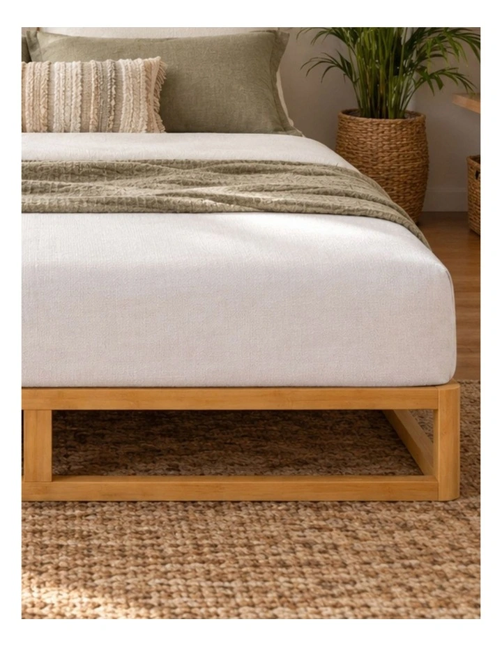Industrial Pine Wood Bed Frame image 3