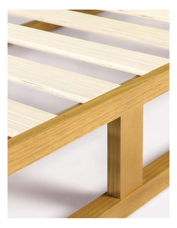 Industrial Pine Wood Bed Frame image 5