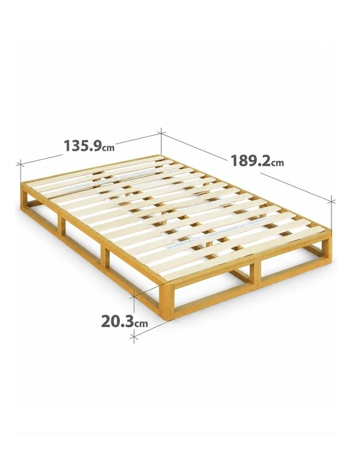 Industrial Pine Wood Bed Frame image 7