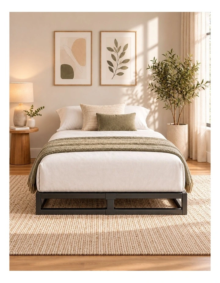 Joseph Metal Low Base Bed Frame - 15cm Tall image 2