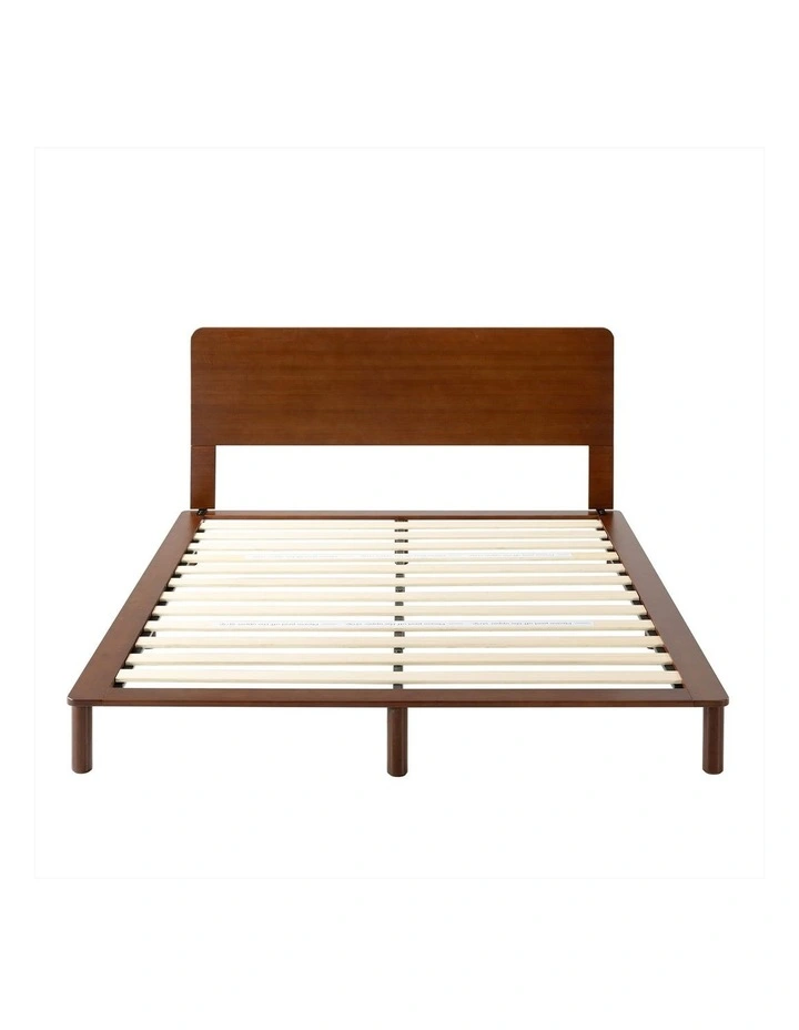 Arden Bamboo Wood Bed Frame in Walnut image 3
