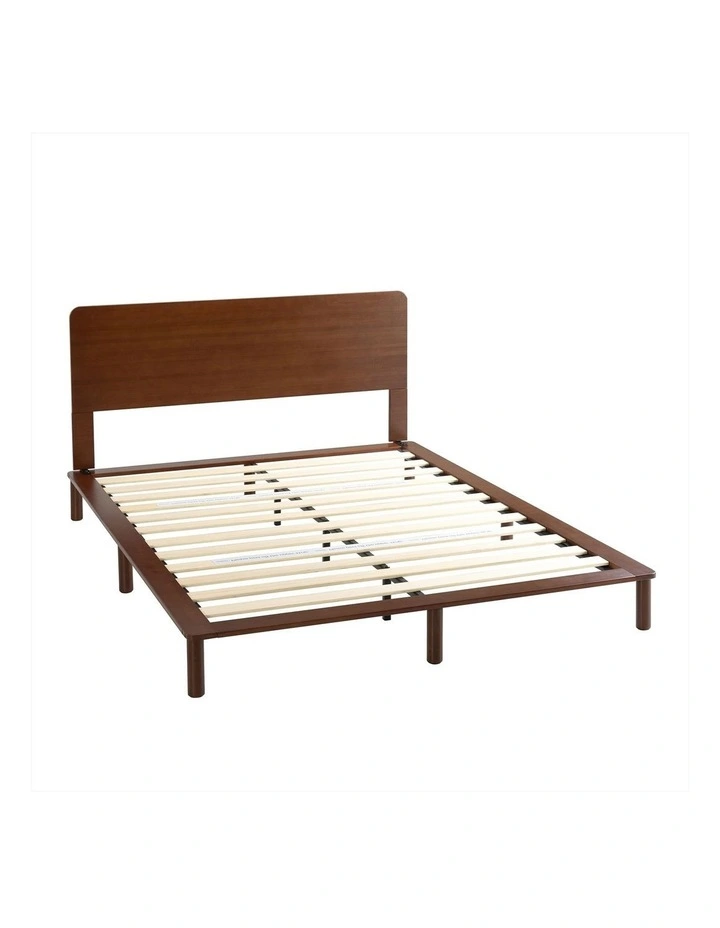 Arden Bamboo Wood Bed Frame in Walnut image 4