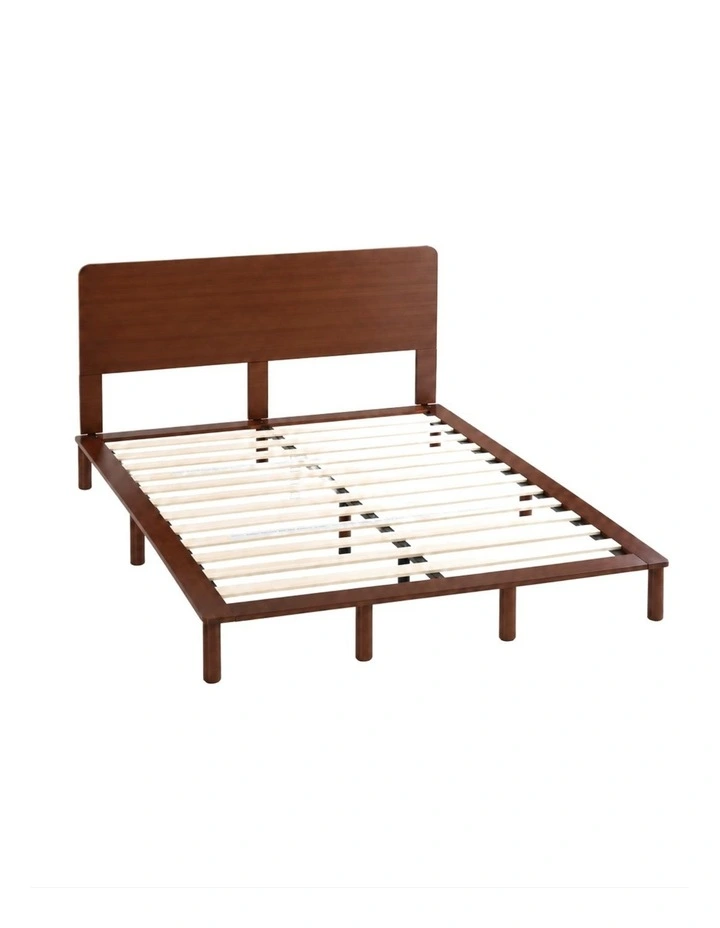 Arden Bamboo Wood Bed Frame in Walnut image 5