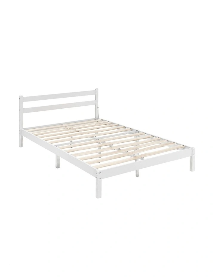 Robin Wood Bed Frame in White image 5