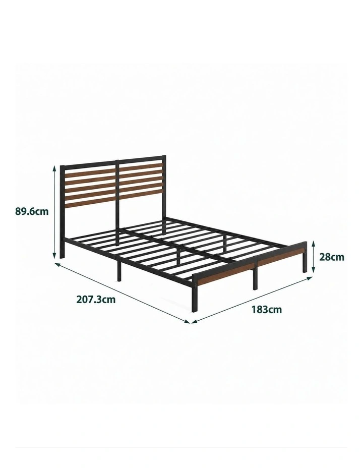 Kai Bamboo & Metal Bed Frame image 5