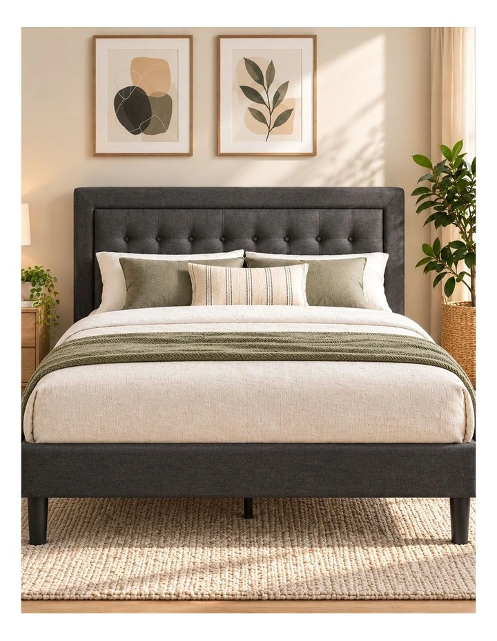 Dachelle Fabric Upholstered Bed Frame image 3