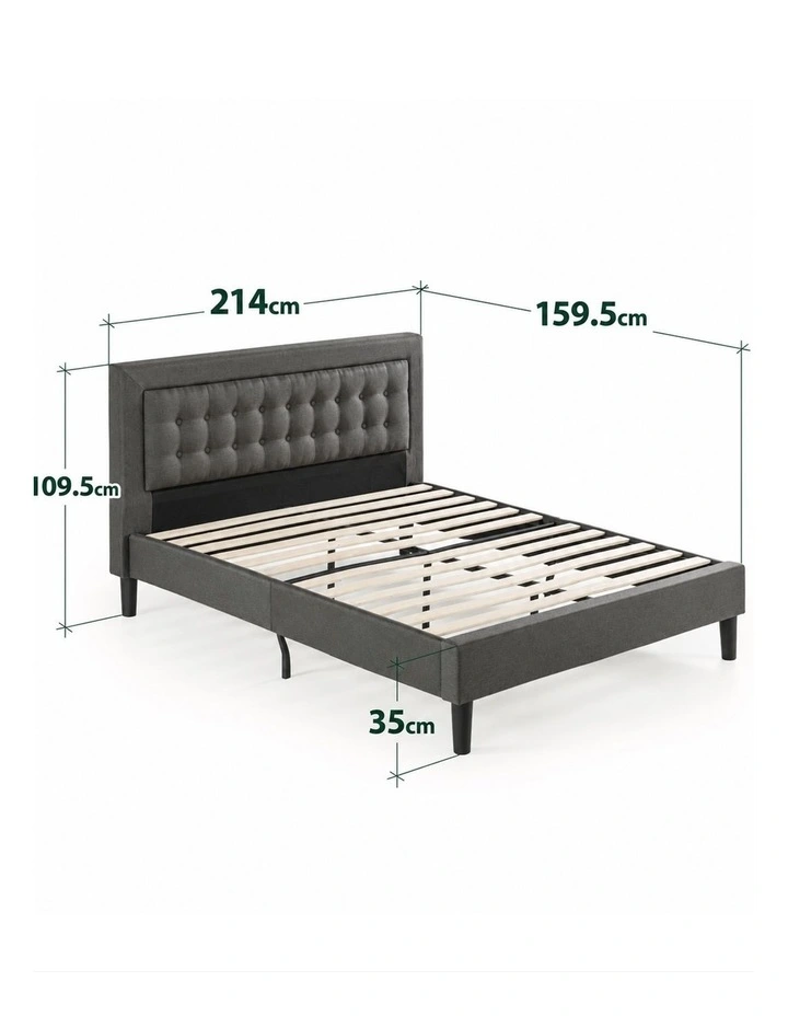 Dachelle Fabric Upholstered Bed Frame image 5