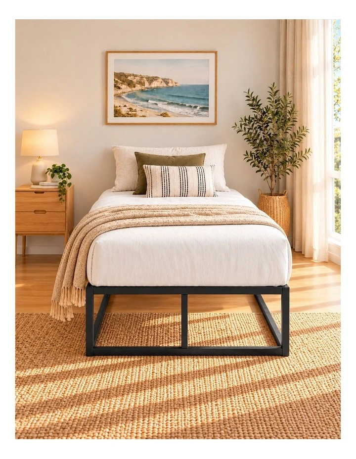 Joseph Metal High Base Bed Frame - 45cm Tall image 2