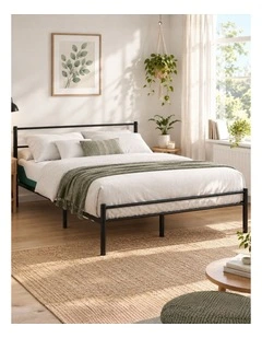 Geraldine Metal Bed Frame - Black