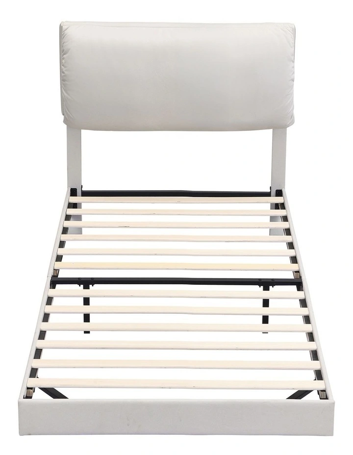 Levede Floating Bed Frame LED Light Soft Headboard Base Platform Single image 3