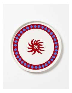 Peppa Hart Fleur Plates in White