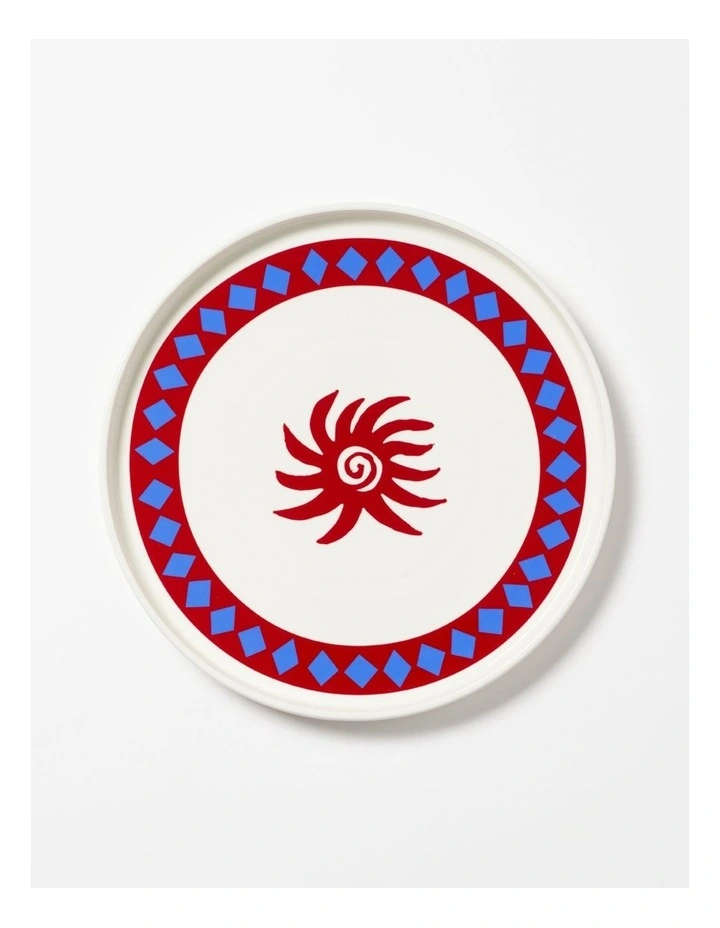 Peppa Hart Fleur Plates in White image 1