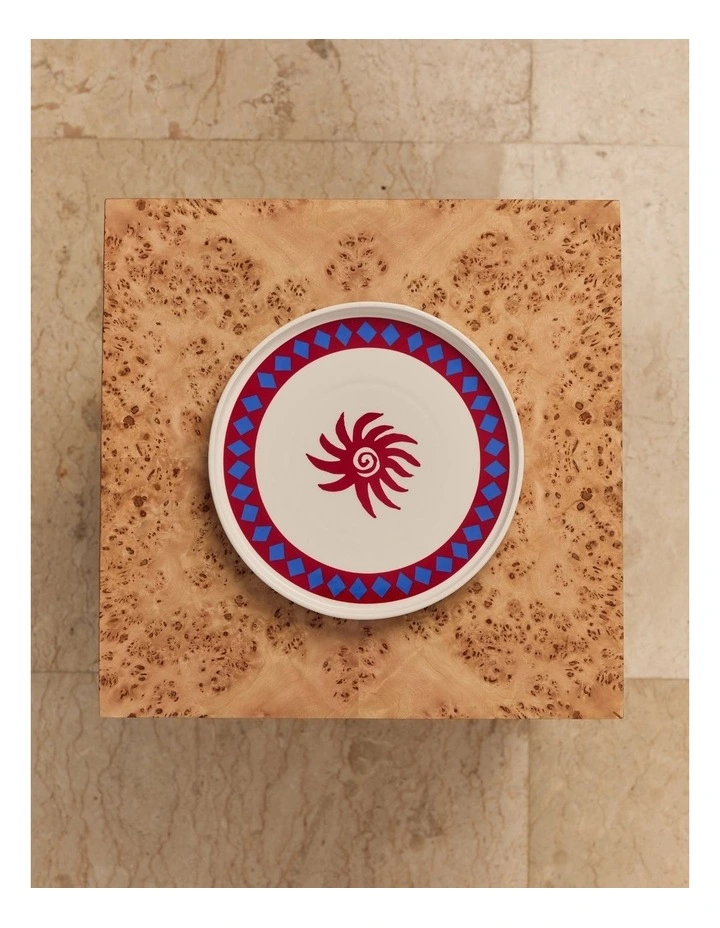 Peppa Hart Fleur Plates in White image 3