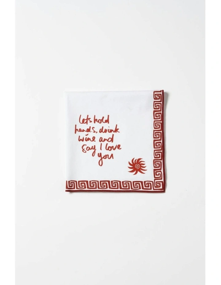 Peppa Hart Lumi Napkins in White image 2