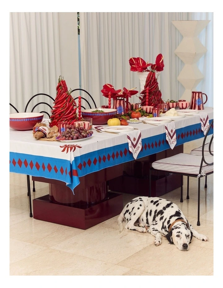 Peppa Hart Rumi Tablecloth in White image 2