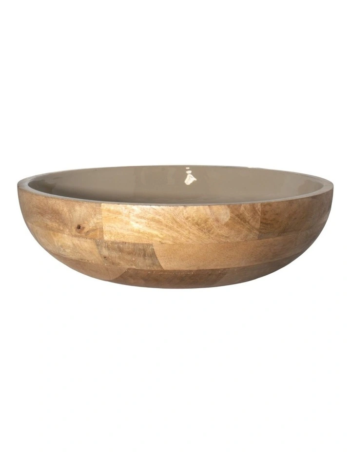 Corinne Salad Bowl in Light Taupe image 1