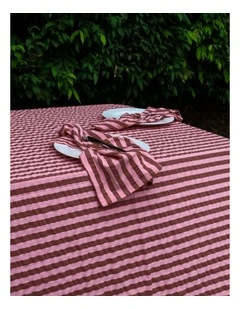 Sundae Seersucker Tablecloth