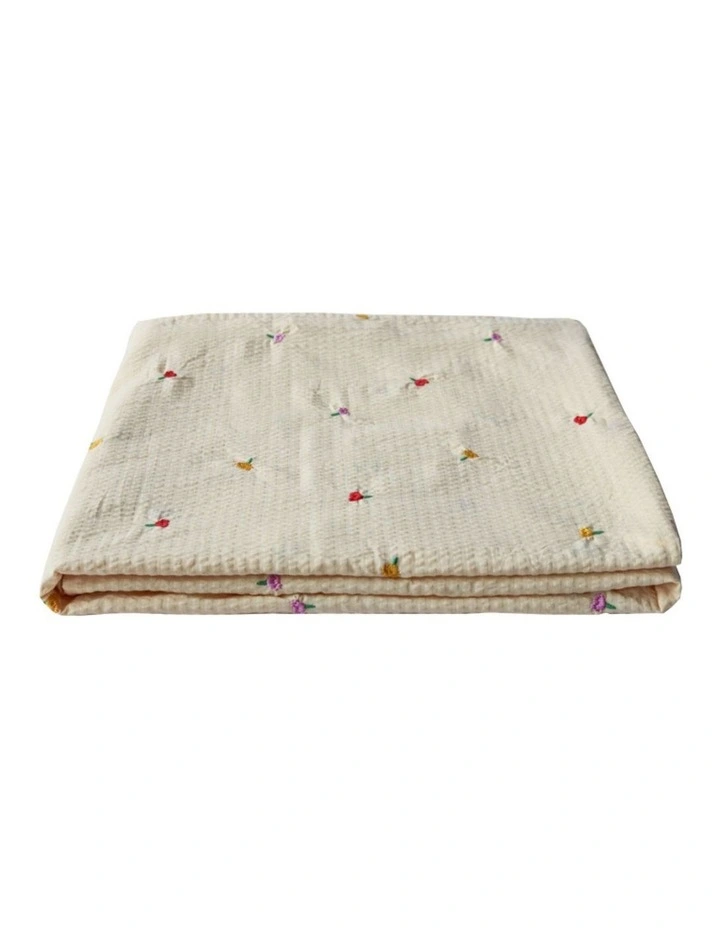 Forget Me Not Embroidered Tablecloth image 2