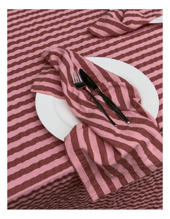 Sundae Seersucker Napkin Set image 2