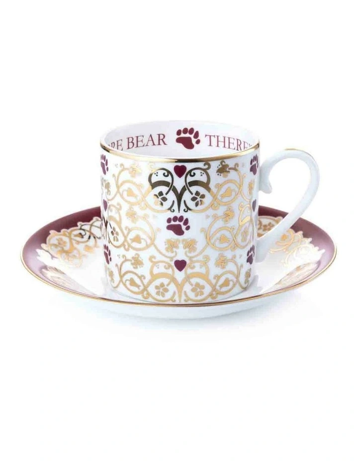Charlie Bear - Cup & Saucer Set Always Room For One More image 1