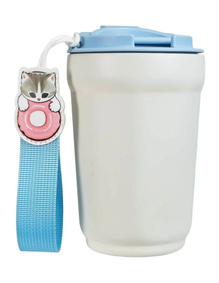 Mofusand - Steel Travel Flask 450ml - Drinkware - 3 years  image 5