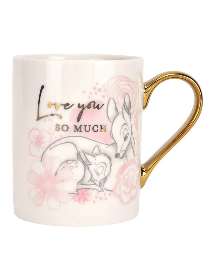 Disney Gifts - Mug & Coaster Set: Bambi - Love - Porcelain - Gifting Tableware image 4