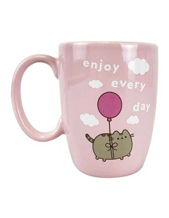 Pusheen - Mug 'Enjoy Every Day', Stoneware, Aqua, 11cm (Height)