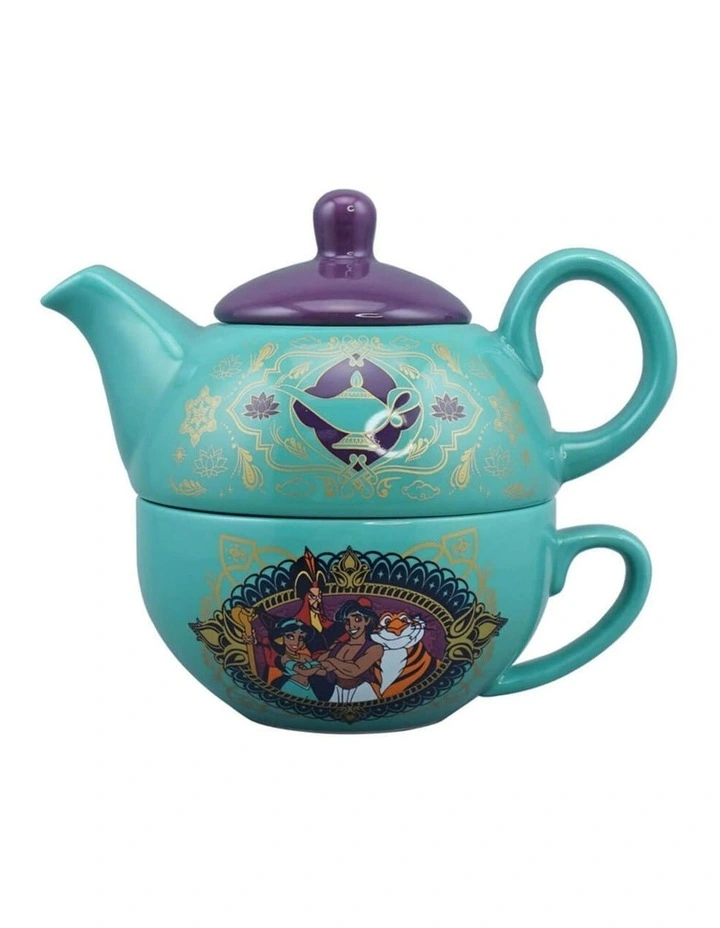 Disney Gifts - Aladdin, Tea for One Set, Multicoloured Ceramic, 16cm (Length) image 1
