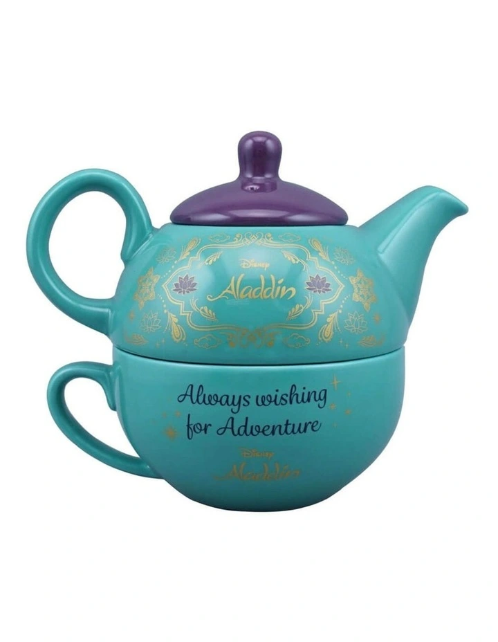 Disney Gifts - Aladdin, Tea for One Set, Multicoloured Ceramic, 16cm (Length) image 2