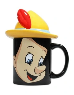 Disney Gifts - Disney Shaped Mug With Lid: Pinocchio