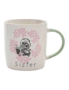 Home - Bambi Boxed 'Sister' Mug in White