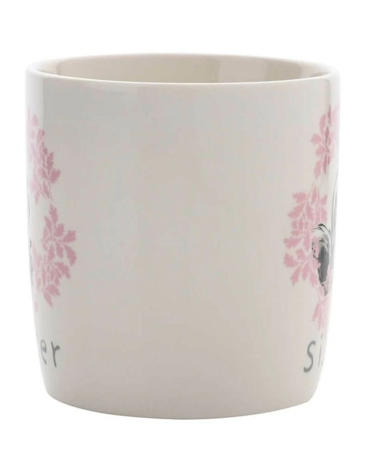 Home - Bambi Boxed 'Sister' Mug in White image 2