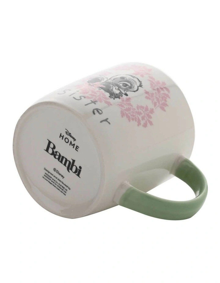 Home - Bambi Boxed 'Sister' Mug in White image 3