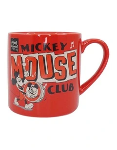 Mickey Mouse Club Mug Gifts 310ml in Red