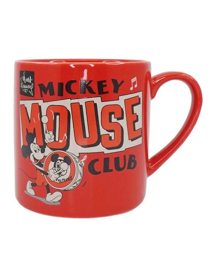 Mickey Mouse Club Mug Gifts 310ml in Red image 1